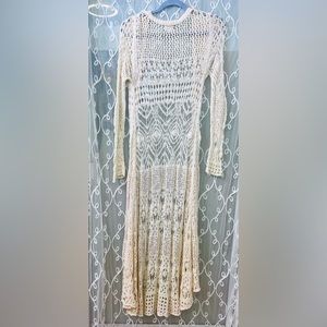 Mossimo Beige Boho Maxi Cardigan Size - Medium